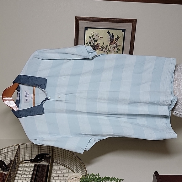 Original Penguin Other - Original Penguin Heritage Slim Fit Henley Polo Shirt sz XXL